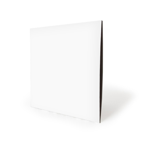 12" Discobag 300g/m² white without centerholes unprinted