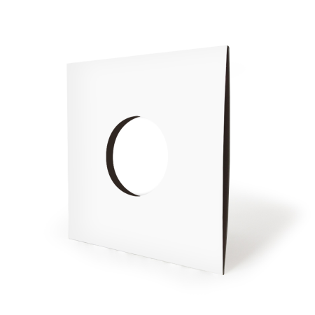 10" Cover (3mm Rücken), 300 g/m², weiß unbedruckt, mit Mittellöchern