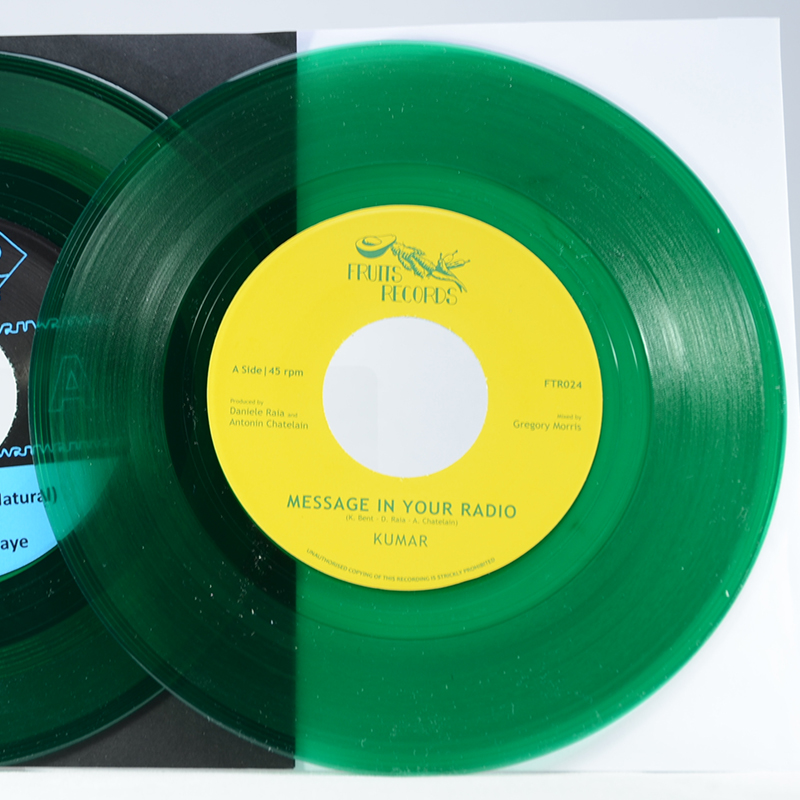 Grün transparent Vinyl Schallplatte