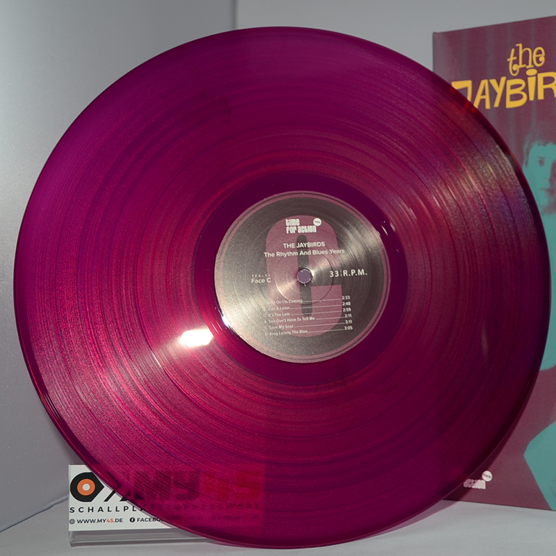 violett transparent Vinyl Schallplatte